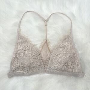 VICTORIAS SECRET Body By Victoria Pink Lace Bra Womens Size Small Front Closure
